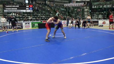 165 lbs 3rd Place Match - Carver Wieland, Immortal Athletics Wrestling Club vs Aydan Groom, Moyer Elite