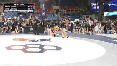 130 lbs Cons. Rd Of 64 - Maddy Keeler, NY vs Elyse Morales, MI
