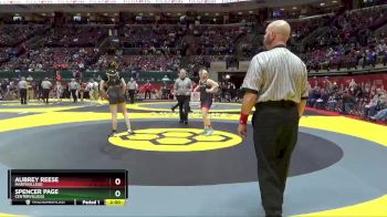 Champ. Round 1 - Spencer Page, Centerville(G) vs Aubrey Reese, Marysville(G)