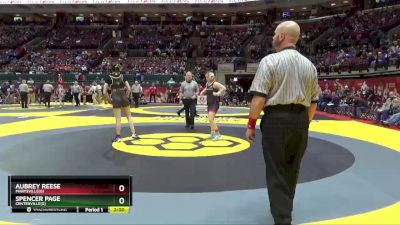 Champ. Round 1 - Spencer Page, Centerville(G) vs Aubrey Reese, Marysville(G)