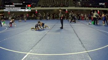 65 lbs Cons. Round 5 - Zane Wiegel, Dc Elite vs Braycen Neuendorf, Immortal Athletics WC