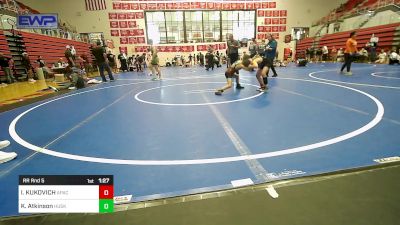 61 lbs Rr Rnd 5 - ITALY KUKOVICH, Apache Youth Wrestling vs Kolt Atkinson, Husky WC