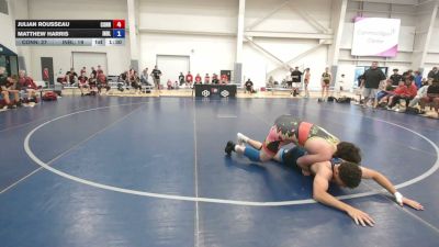 190 lbs Julian Rousseau, Connecticut vs Matthew Harris, Indiana Blue
