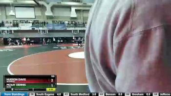 195 lbs Champ. Round 2 - Hudson Davis, Newberg vs McKay Dennis, Bend