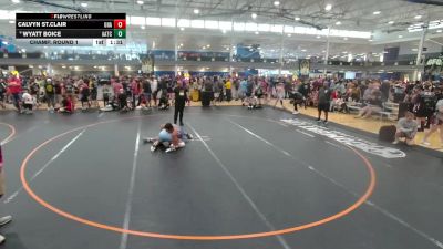 165 lbs Champ. Round 1 - Calvyn St.Clair, Unattached vs Wyatt Boice, Unattached