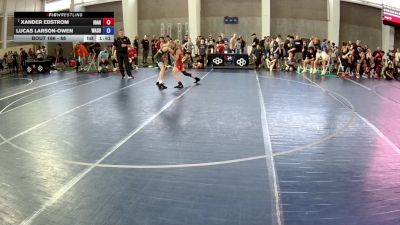 88 lbs Cons. Round 5 - Xander Edstrom, Idaho vs Lucas Larson-Owen, Washington