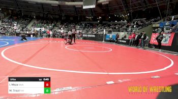 37 lbs Quarterfinal - Isaiah Meza, Savage House Wrestling Club vs Maddox Trout, The Best Wrestler