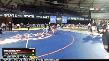 98 lbs Semifinal - Amelia Dulitz, White River Hornets Wrestling Club vs Madison Fletcher, Outlaw Wrestling Club