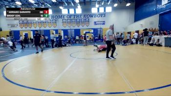 150 lbs Cons. Round 2 - Brody Leal, YIC vs Adriano Garavito, Cowboy Wrestling Club