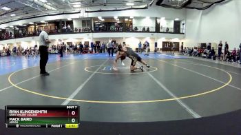 133 lbs Champ. Round 1 - Ryan Klingensmith, Saint Vincent College vs Mack Baird, Adrian