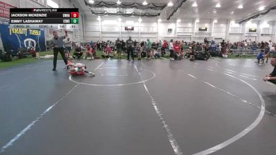 44 lbs Round 4 (8 Team) - Emmy Lashaway, Eastwood Eagles WC vs Jackson Mckenzie, Contenders WA Green