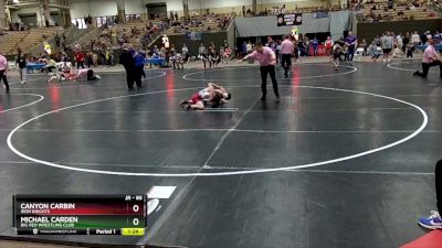 85 lbs 5th Place Match - Michael Carden, Big Red Wrestling Club vs Canyon Carbin, Iron Knights