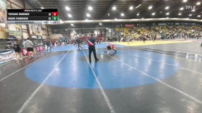 120 lbs Quarterfinal - Enzo Fabrizio, Bear Cave vs Yovani Jimenez, Nebraska Elite