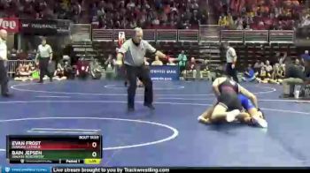 3 lbs Champ. Round 1 - Evan Frost, Dowling Catholic vs Bain Jepsen, Waukee Northwest