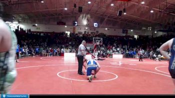 285 lbs Champ. Round 1 - Joshua Dickey, Western Boone vs Robert Eisert, Greensburg