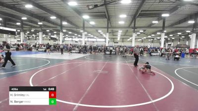 40 lbs Final - Hazel Grimley, Cal Grapplers vs Nash Berger, Manu WC