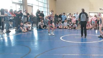 80 lbs Rr Rnd 1 - Sydney Breton, NewWhale Pink - Girls vs Addison Nardella, Lady Assassins - Girls