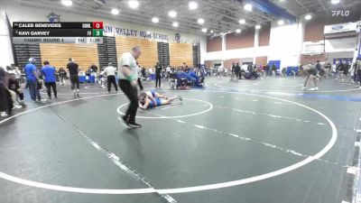 144 lbs Champ. Round 4 - Kavi Garvey, Fountain Valley vs Caleb Benevides, Brawley Union
