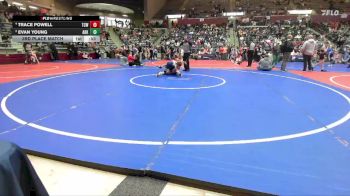 100 lbs 3rd Place Match - Evan Young, Arkansas vs Trace Powell, Team Conquer Wrestling