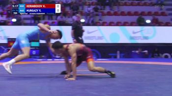 70 kg 1/8 Final - Kanat Kerimbekov, Kyrgyzstan vs Yernur Nurgazy, Kazakhstan