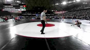 Boys 4A 126 lbs Cons. Round 1 - Jaymasen Razon, Rogers (Puyallup) vs John Kindler, Eastlake