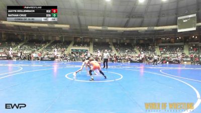 88 lbs Consi Of 16 #2 - Jaxyn Hollenbach, Nebraska Boyz vs Nathan Cruz, Scrap Yard Training