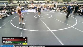 182 lbs Round 1 (4 Team) - Eric Mauss, Caledonia-Houston vs Kaden Swanson, Holmen