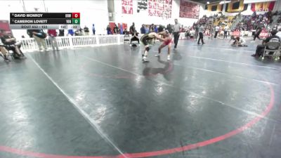 150 lbs Cons. Round 7 - Cameron Lovett, Ventura vs David Monroy, Downey
