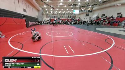 113 lbs Round 2 - Jake Brown, Rock Canyon vs James Wethington, Overland