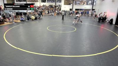 149 lbs Champ. Round 1 - Marlin Williams, Marian vs Cj Briner, Trine