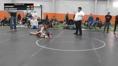 102 lbs Round 2 (6 Team) - Aria Zenowicz, Lady Warriors United Maroon vs Jacie Bash, PA West Yellow