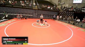 109 lbs Cons. Round 3 - Parker Peterson, Lone Peak vs Carl Bargar, Layton