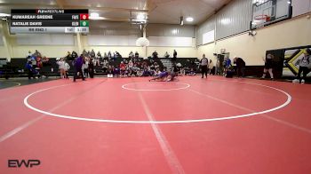 170 lbs Rr Rnd 1 - Kumareah Greene, Fayetteville Girls HS vs Natalie Davis, Glenpool Girls HS