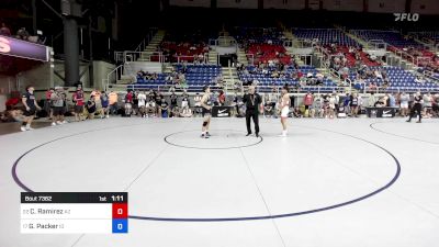 106 lbs Cons 32 #2 - Christopher Ramirez, AZ vs Greysen Packer, ID