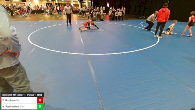 Boys 3rd-4th Grade - 84 Champ. Round 2 - Kenton Retherford, Iowa vs Tyler Popham, Immortal Athletics WC