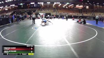 132 lbs Champ. Round 3 - Nikolas Blake, Hagerty vs Tristan Sainz, Somerset