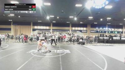 150 lbs Round Of 16 - Diego Garcia, Top Rank Hammers vs Ray Leon, Wright Wrestling Academy