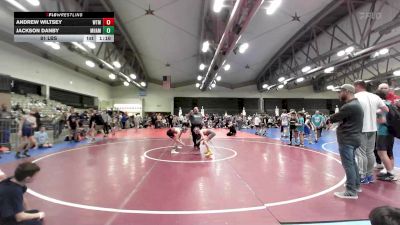 81 lbs Quarterfinal - Andrew Wiltsey, Washington Twp. Minutemen MS vs Jackson Danby, Maine Hammahs MS
