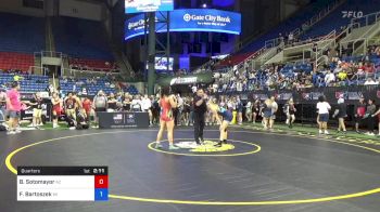 138 lbs Quarters - Bridgette Sotomayor, Arizona vs Faith Bartoszek, Wisconsin