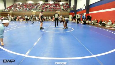 195 lbs Quarterfinal - Jamir Colston, Bartlesville Junior High vs Kade Burton, Wilburton Schools