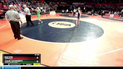 1A 150 lbs Cons. Round 1 - Chase Daugherty, Peoria (Notre Dame) vs Kaz Fox, Shelbyville