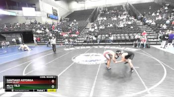 168 lbs Cons. Round 2 - Santiago Astorga, Cedar Valley vs Nu`u Tilo, Kearns