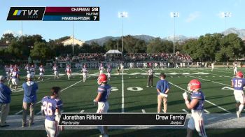 Replay: SCIAC Football Champ - Division 1 - 2024 Chapman vs Pomona-Pitzer | Nov 16 @ 2 PM