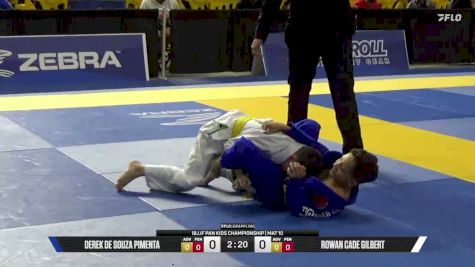 Rowan Cade Gilbert vs Derek De Souza Pimenta 2026 Pan Kids Jiu-Jitsu IBJJF Championship