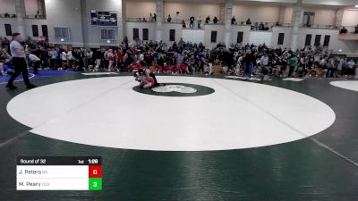 150 lbs Round Of 32 - Jack Peters, Bridgewater-Raynham vs Marco Peary, Duxbury