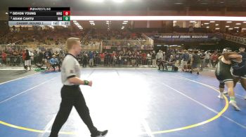 215 3A Champ. Round 1 - Adam Cantu, Hialeah Gardens Sr. vs Devon Young, North Port H.S.