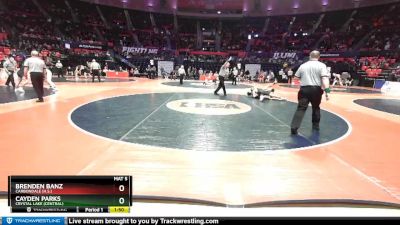 2A 170 lbs Cons. Semi - Cayden Parks, Crystal Lake (Central) vs Brenden Banz, Carbondale (H.S.)