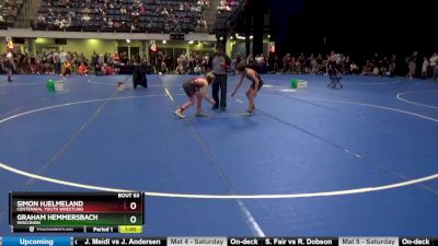 90 lbs Cons. Semi - Graham Hemmersbach, Wisconsin vs Simon Hjelmeland, Centennial Youth Wrestling