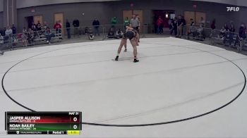 153 lbs Round 2 (8 Team) - Noah Bailey, Kansas Pythons vs Jasper Allison, Kansas Rattlers