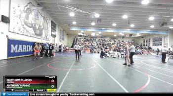 145 lbs Semifinal - Anthony Manno, Newport Harbor vs Matthew Ruacho, Central